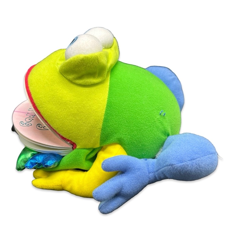 Matthew Van Fleet "Monday the Bullfrog" Interactive Plush Puppet Book 2006 - Picture 4 of 15